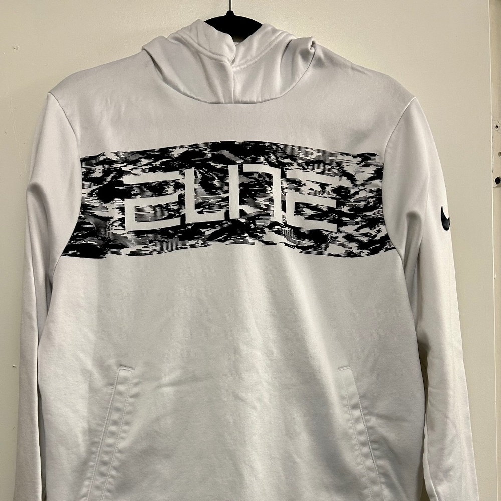 Nike Elite Hoodie White Size M